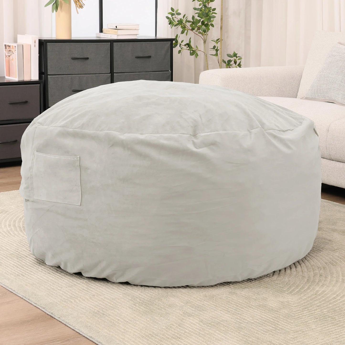 JHK Oversized Bean Bag Chair Removable Cover For Gaming