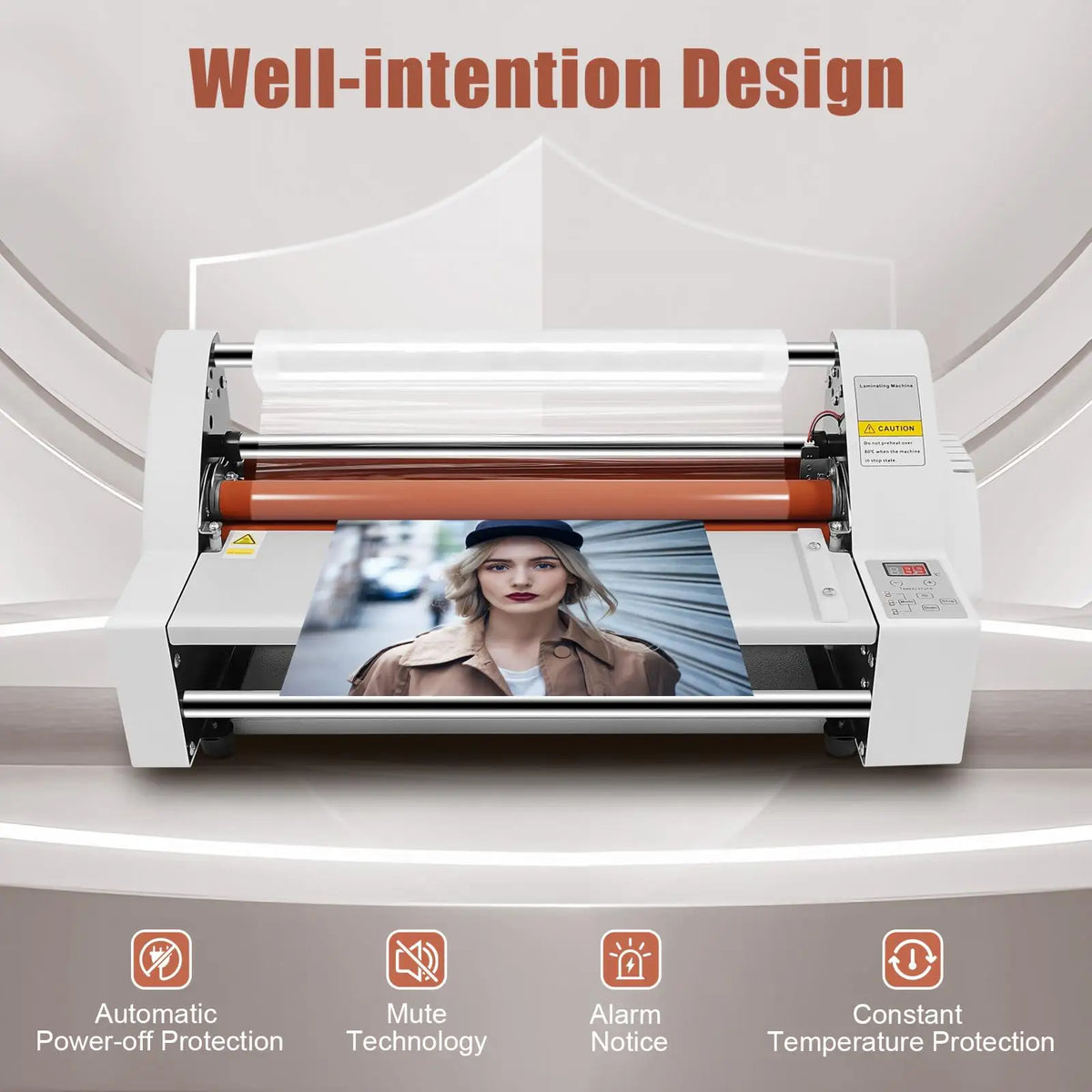 700W Double Sided Laminating Machine With Dual Heat Modes