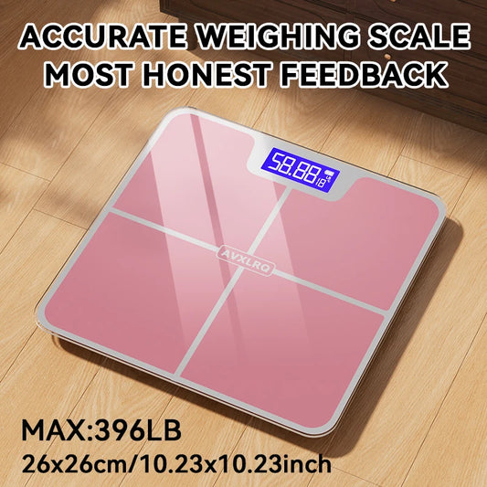 Digital Bathroom Scale With Temperature Display Up To 180 Kg