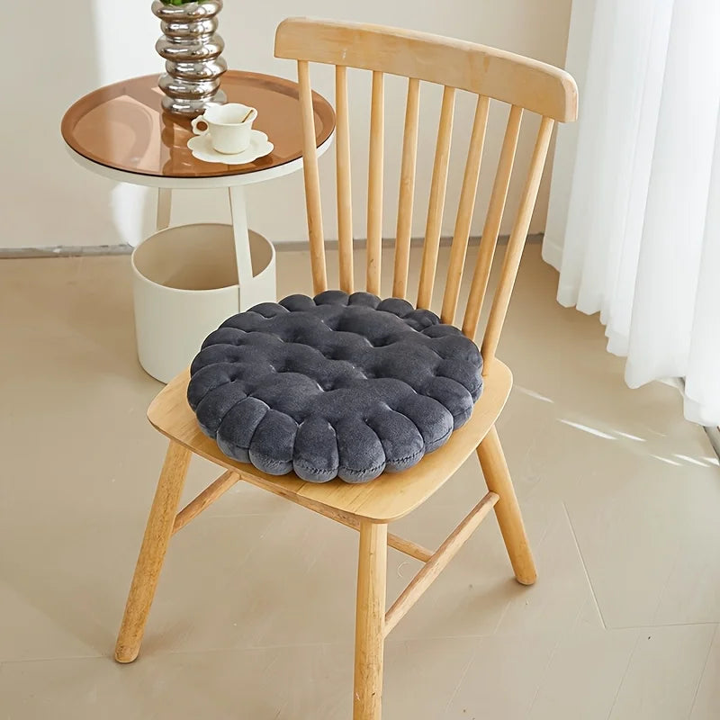 Biscuit Shape Plush Cushion Pillow For Home Or Office Use