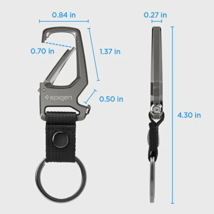 Spigen Life Carabiner Key Ring Clip Bottle Opener Keychain