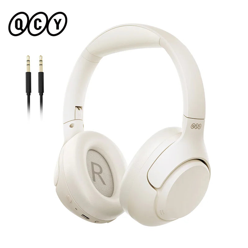 QCY H3 ANC Wireless Headphones Bluetooth 5.4 Hi-Res Audio 60H