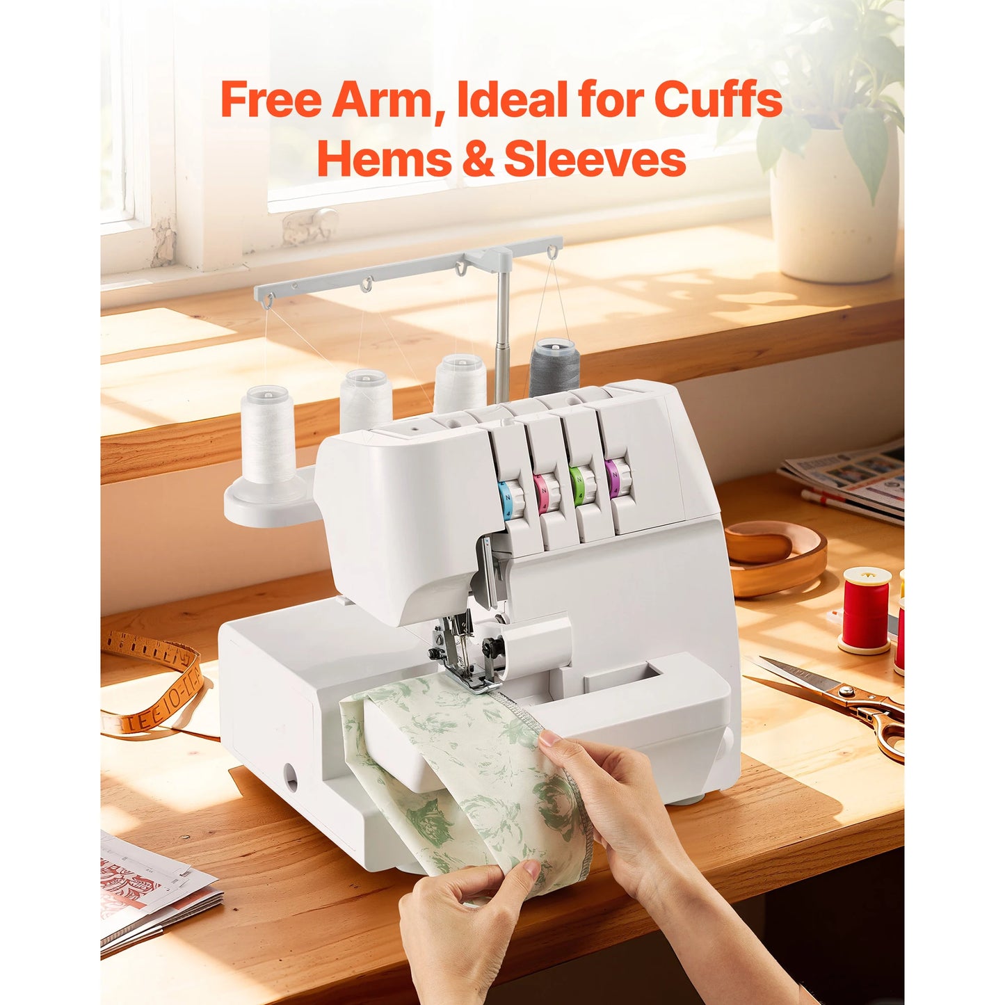 SucceBuy Serger Overlock Sewing Machine 2 3 4 Thread Capability