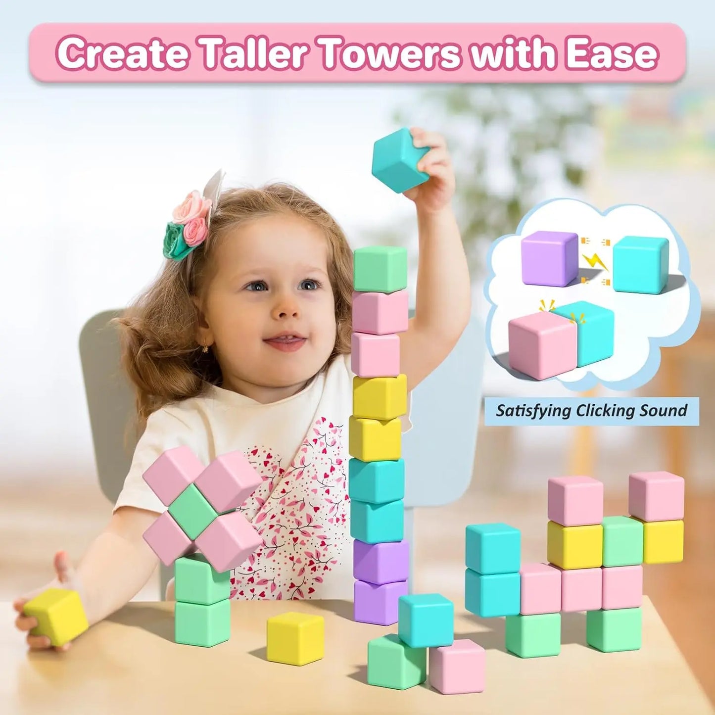 Magnetic Building Blocks Educational STEM Toys for Kids