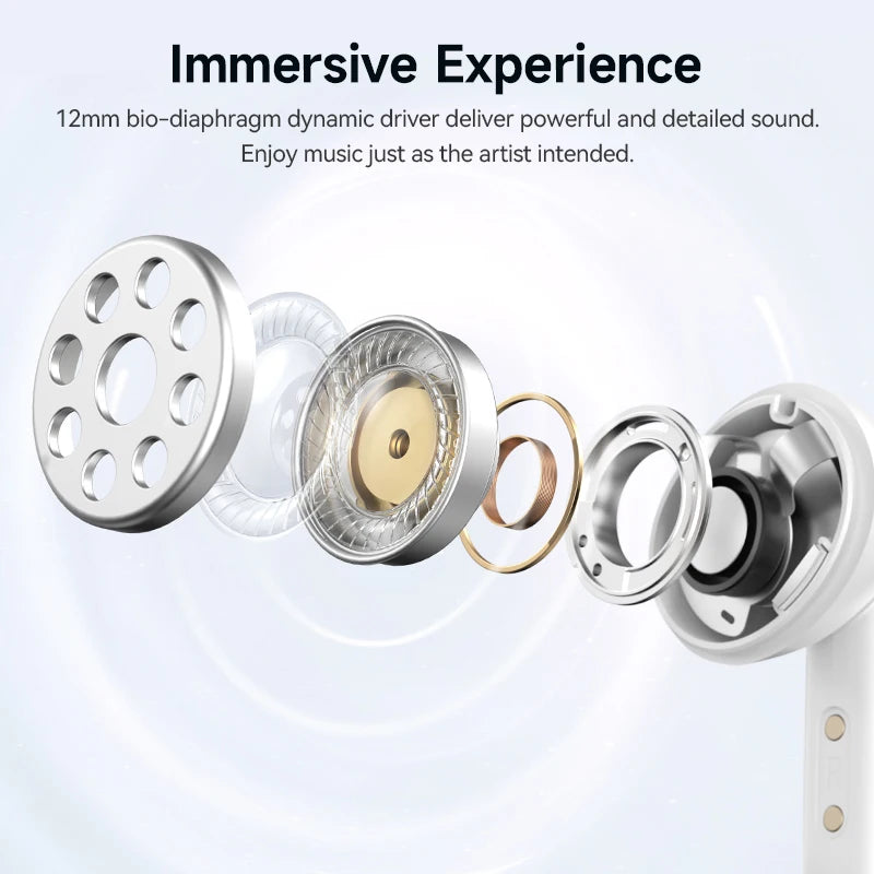 QCY Melobuds N50 ANC Wireless Earphones With Multi Mic Clarity