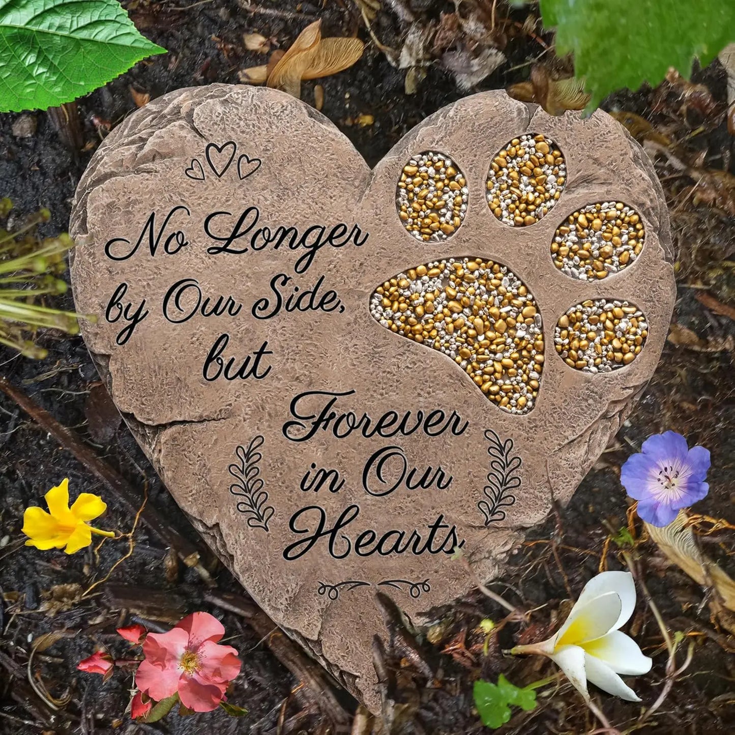 Dog Memorial Stone Rainbow Bridge Pet Loss Keepsake Ornament
