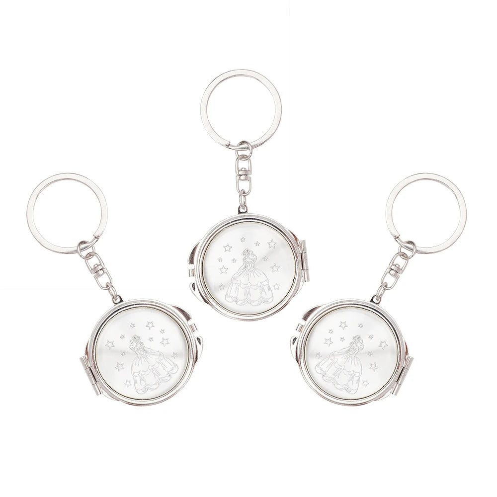 Quinceanera Compact Mirror Keychain Princess Party Favor