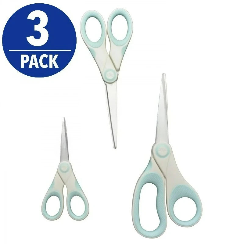 Titanium Nonstick Craft Scissors 3 Pack for Arts and School