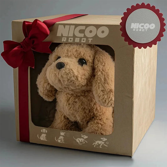 Robot Puppy That Acts Like Real Dog My Realistic Robotic AI Pet Dogs Electronic Interactive Stuffed Dogs For Barking Walking