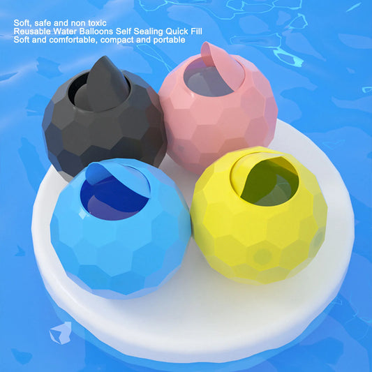 10 Pcs Reusable Water Balloons Silicone Water Balloons Self Sealing Quick Fill Summer Pool Beach Party Game Toy
