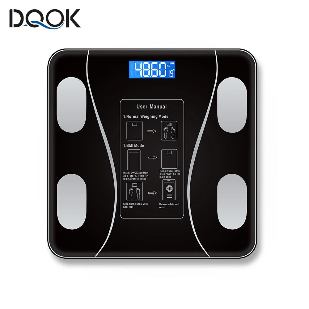 Smart Wireless Body Fat Scale With App Bluetooth Compatible