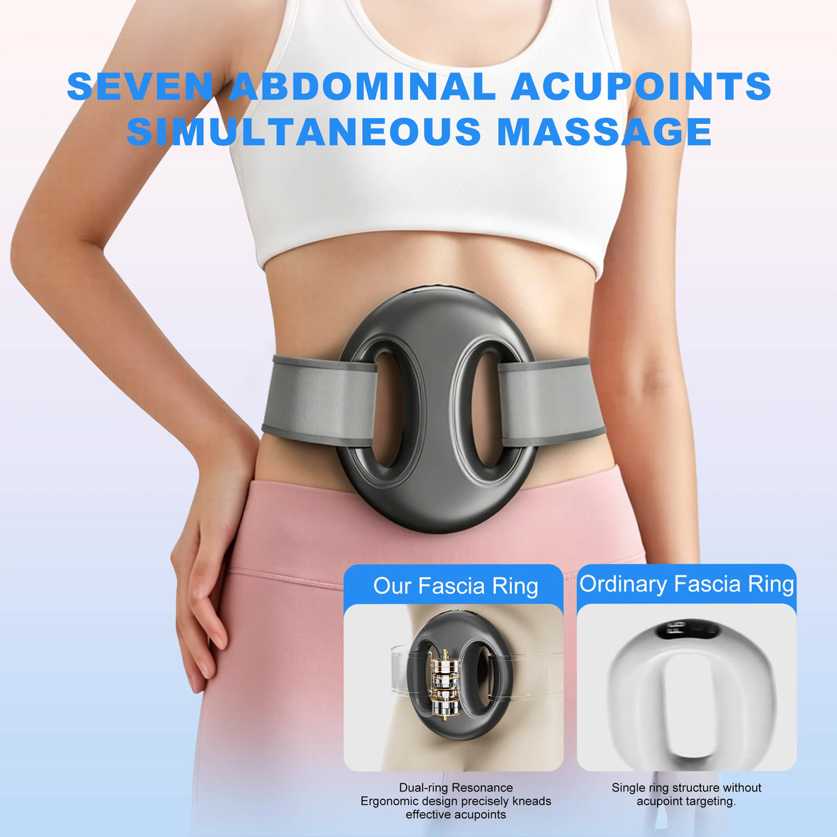 Leercon Portable Mini Fascia Ring Massager For Muscle Relief