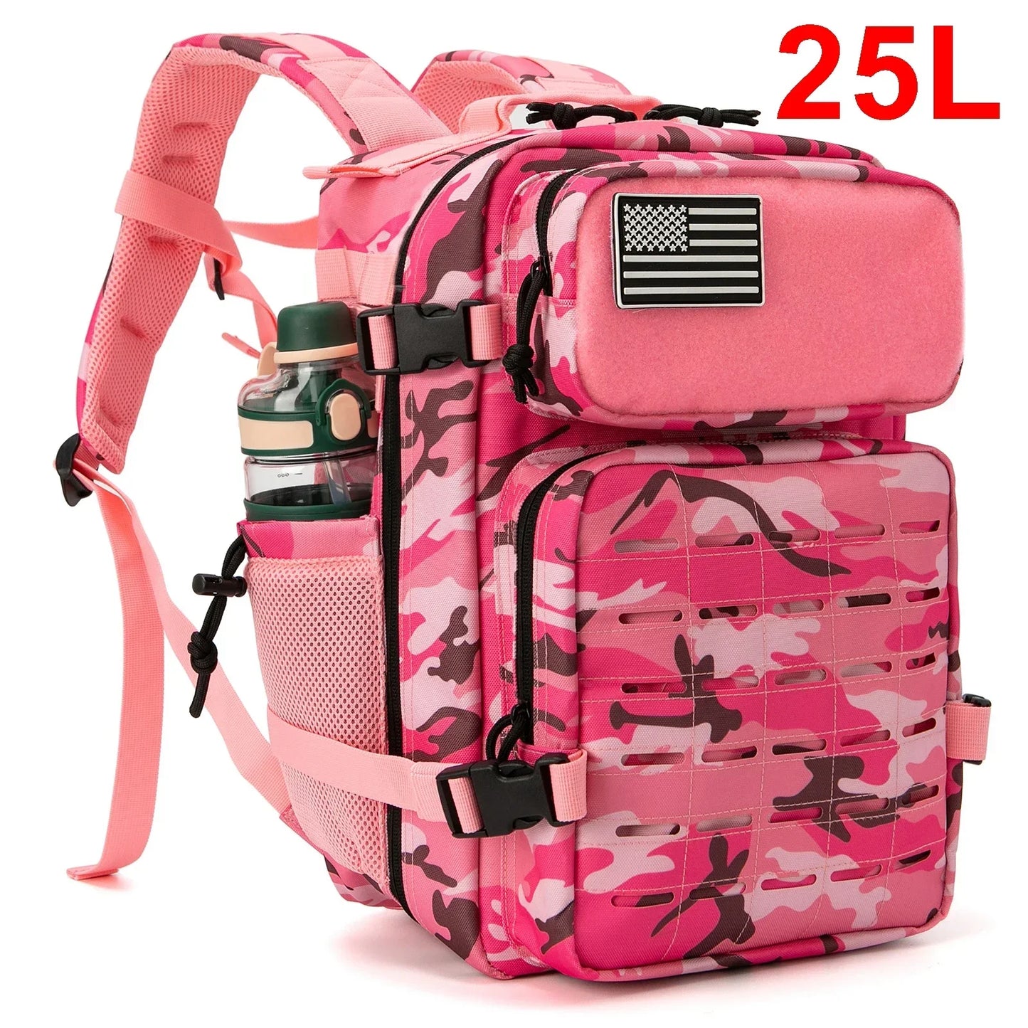 ReFire Gear Tactical Molle Bug Out Bag Dual Cup Holder