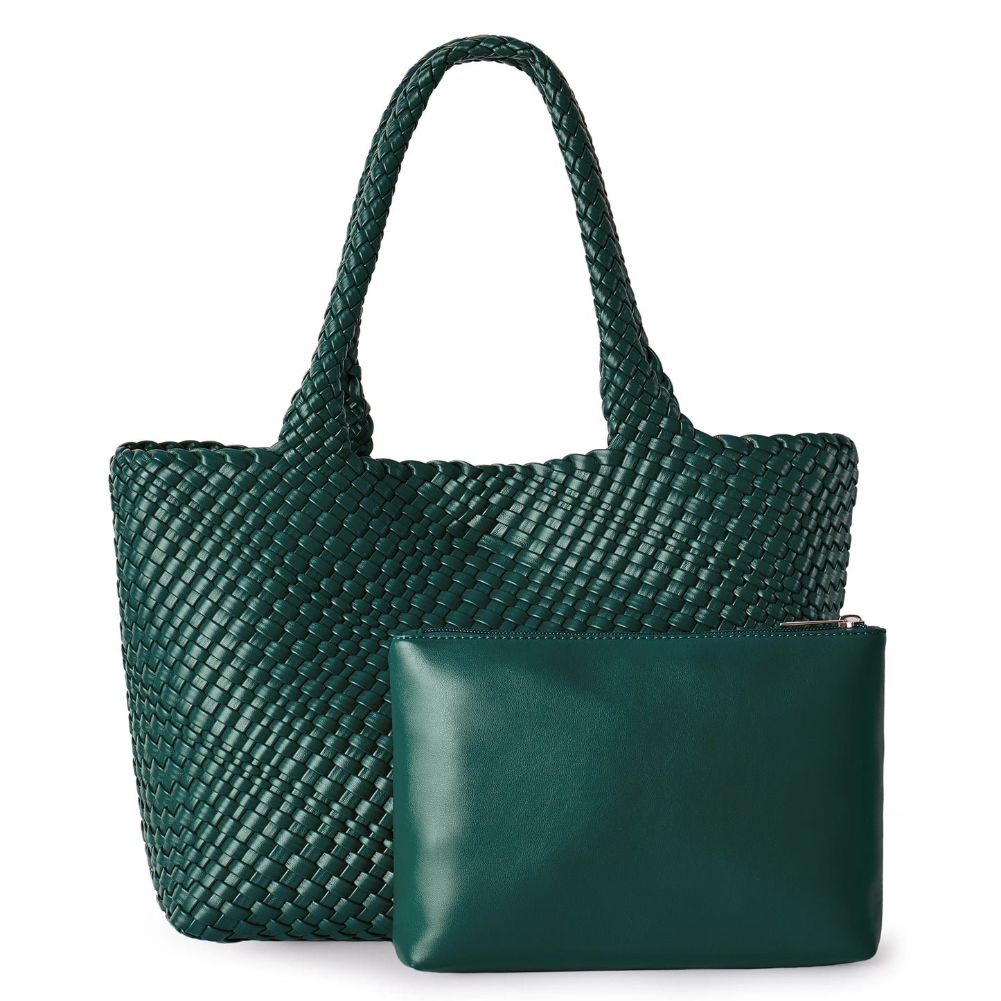 Woven Tote Bag For Women Handmade Soft Braided Purse