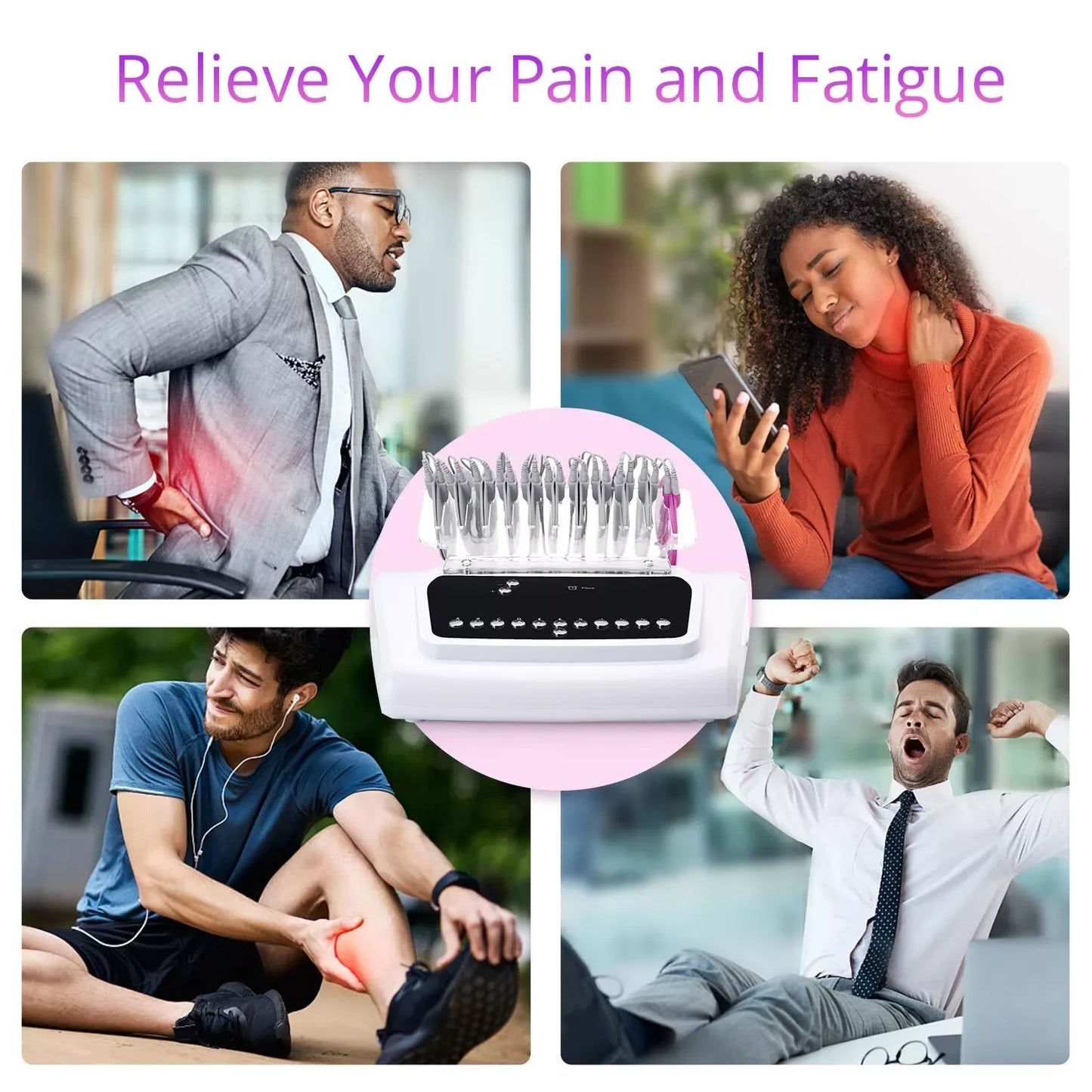 UNOISETION EMS Electromuscular Stimulation Device For Body Contouring And Relaxation