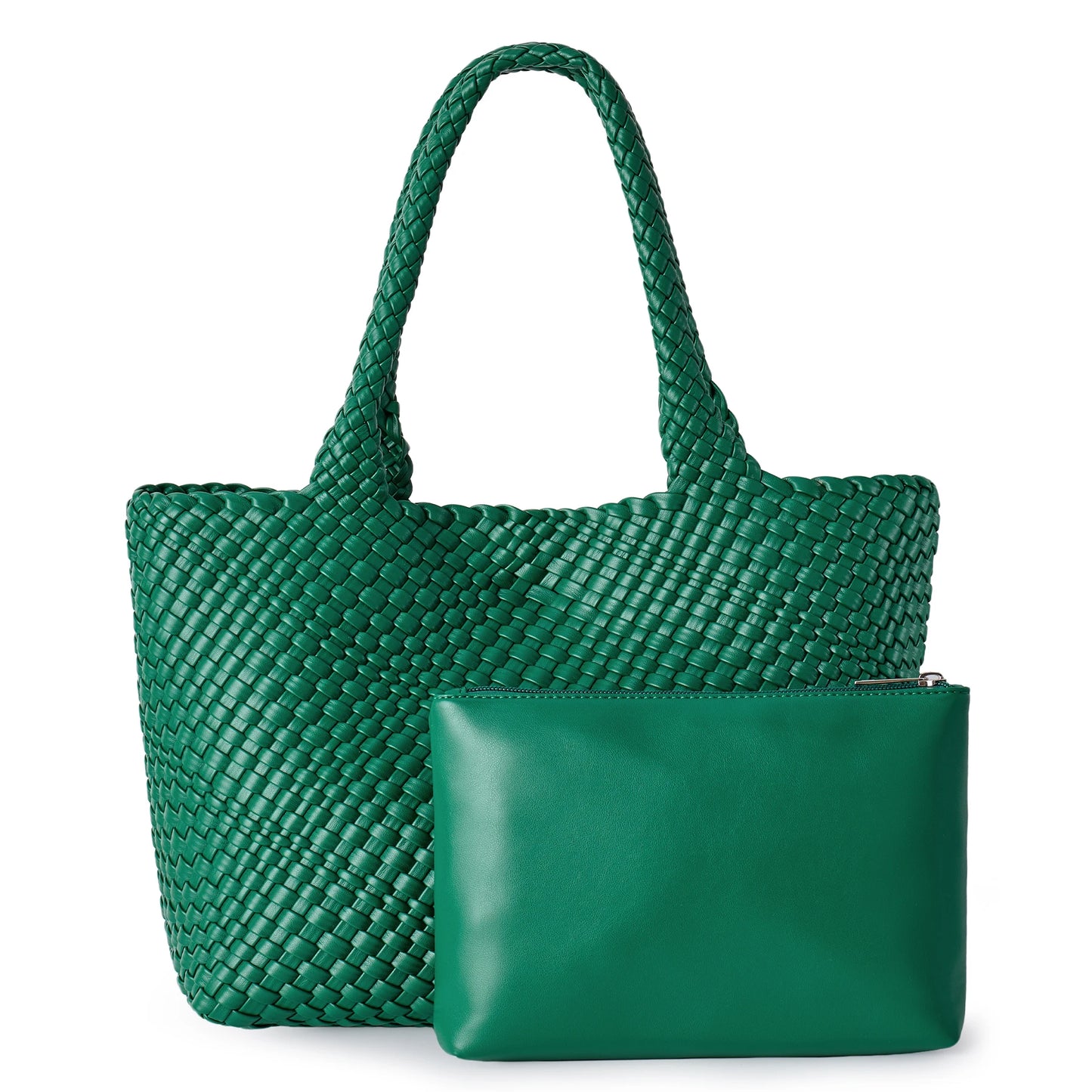 Woven Tote Bag For Women Handmade Soft Braided Purse