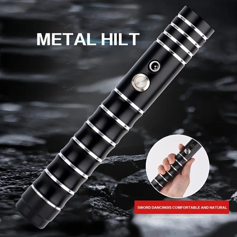 AbayCN Light Up Saber RGB Sound Sword With Metal Handle