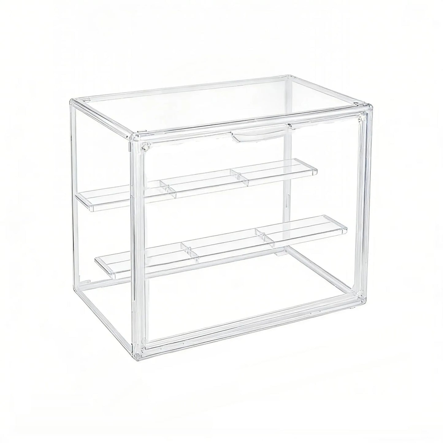 Stackable Acrylic Display Case With Magnetic Door For Figures