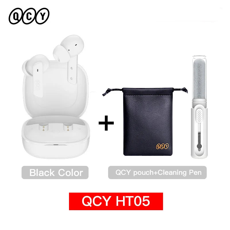 QCY HT05 ANC Wireless Earphones Bluetooth 5.2 ENC HD Call