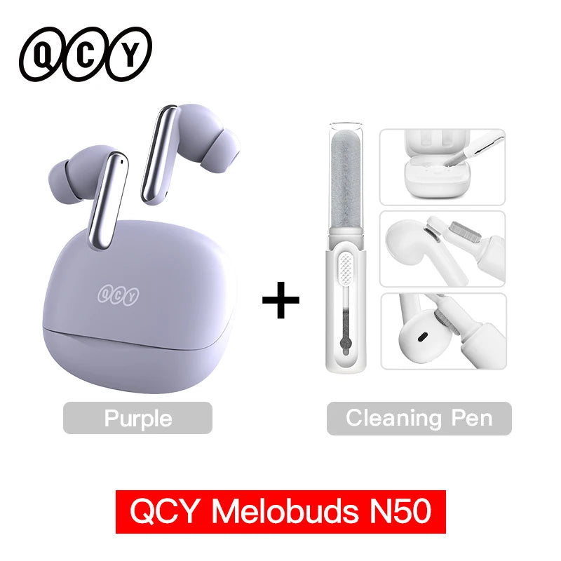QCY Melobuds N50 ANC Wireless Earphones With Multi Mic Clarity