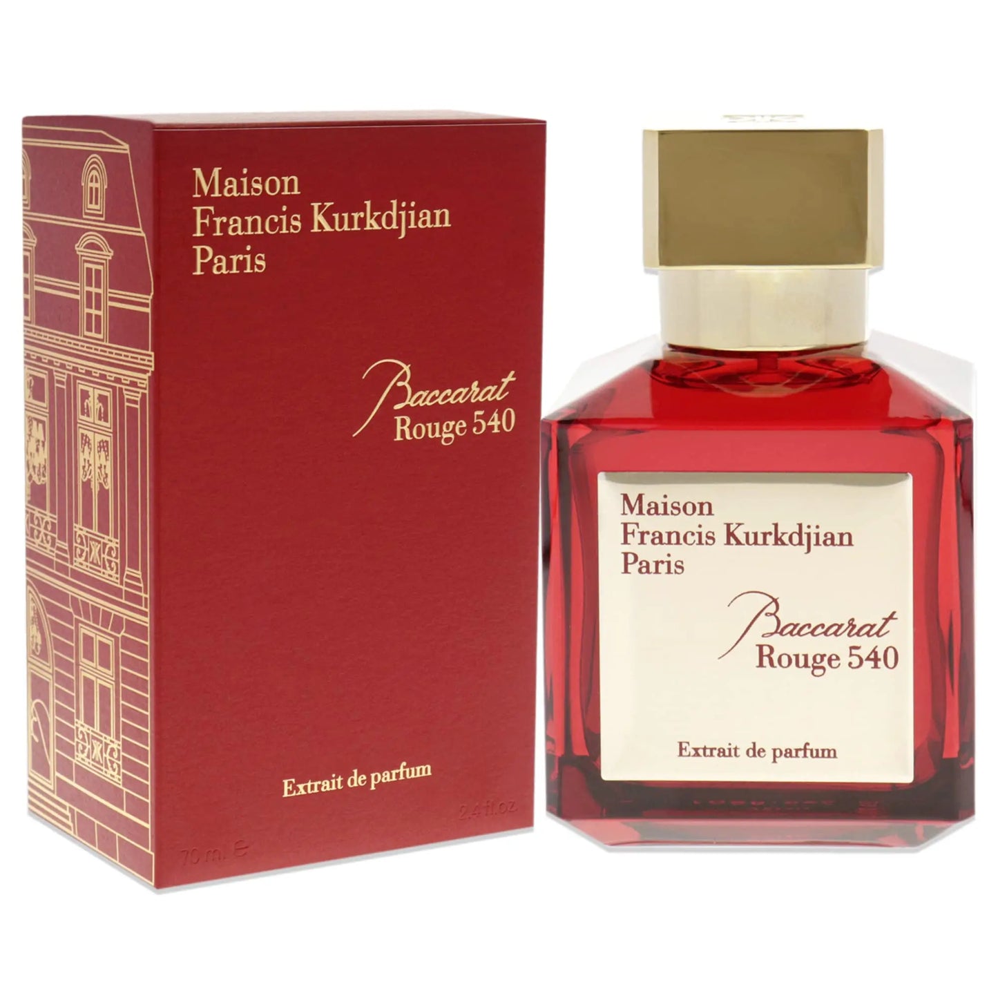 Maison Francis Kurkdjian Baccarat Rouge 540 Pure Perfume - Long Lasting Unisex Luxury Fragrance 70ml