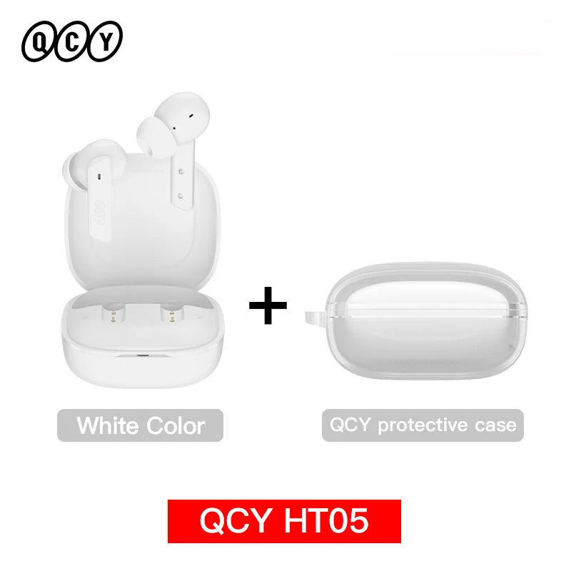 QCY HT05 ANC Wireless Earphones Bluetooth 5.2 ENC HD Call