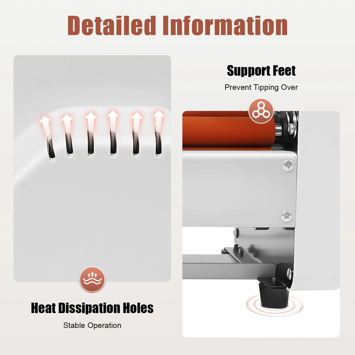 700W Double Sided Laminating Machine With Dual Heat Modes
