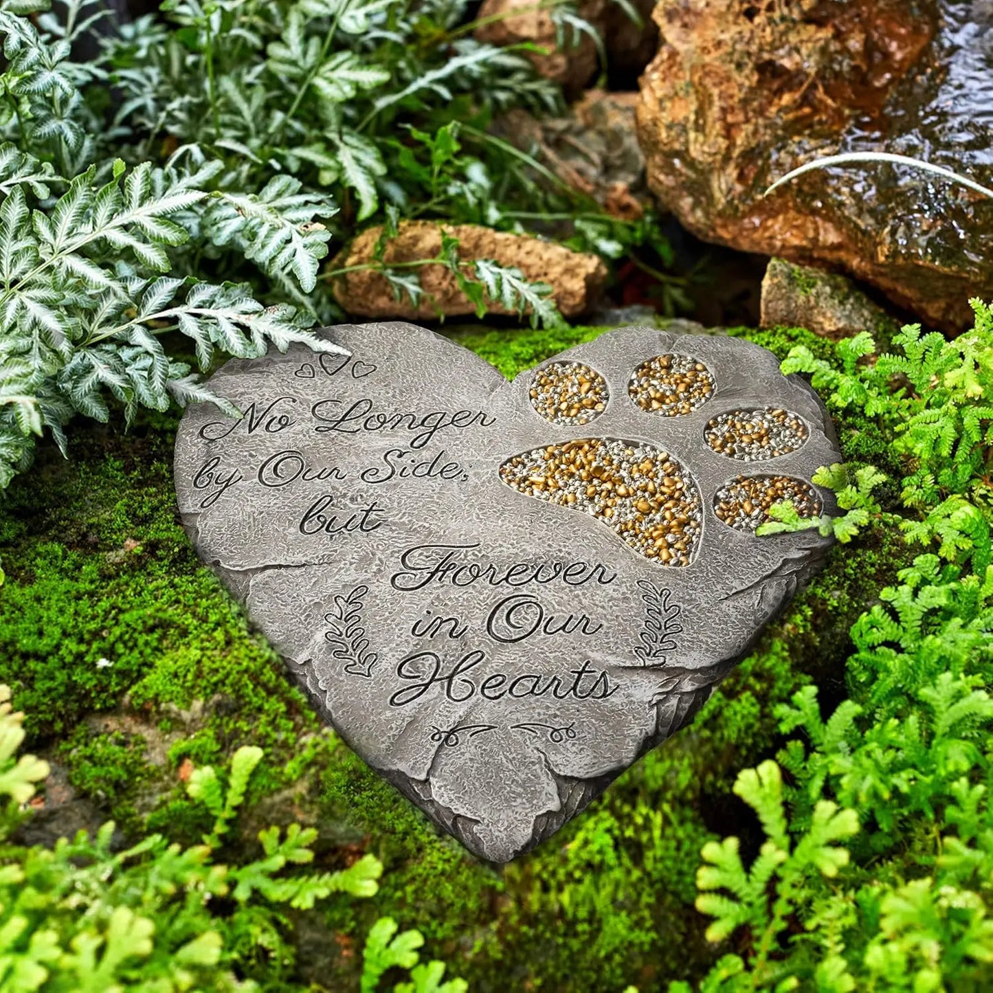 Dog Memorial Stone Rainbow Bridge Pet Loss Keepsake Ornament