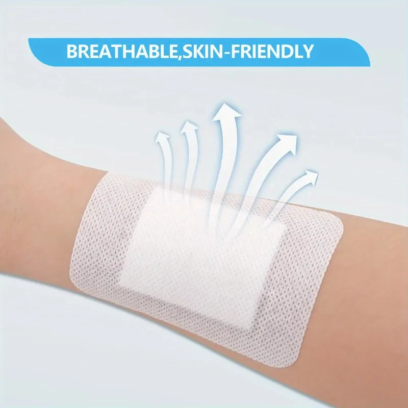 Nonwoven Medical Adhesive Bandages 50 Pack Individually Wrapped