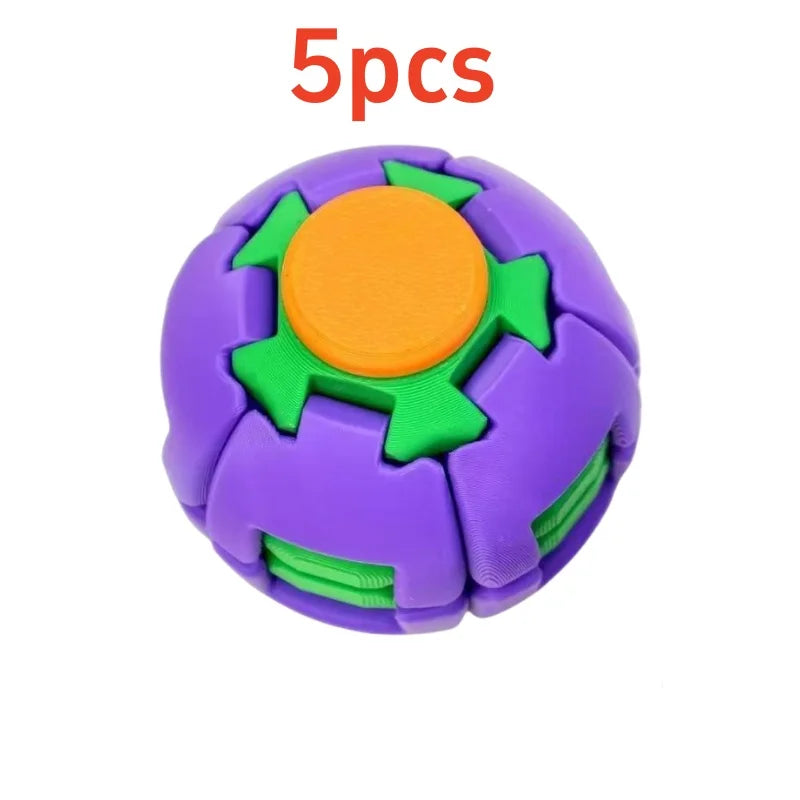 Premium 3D Printed Rotating Fidget Ball Stress Relief Desk Spinner