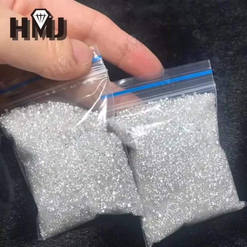 HMJ Loose Moissanite Stone Round Cut VVS1 Excellent For DIY Jewelry