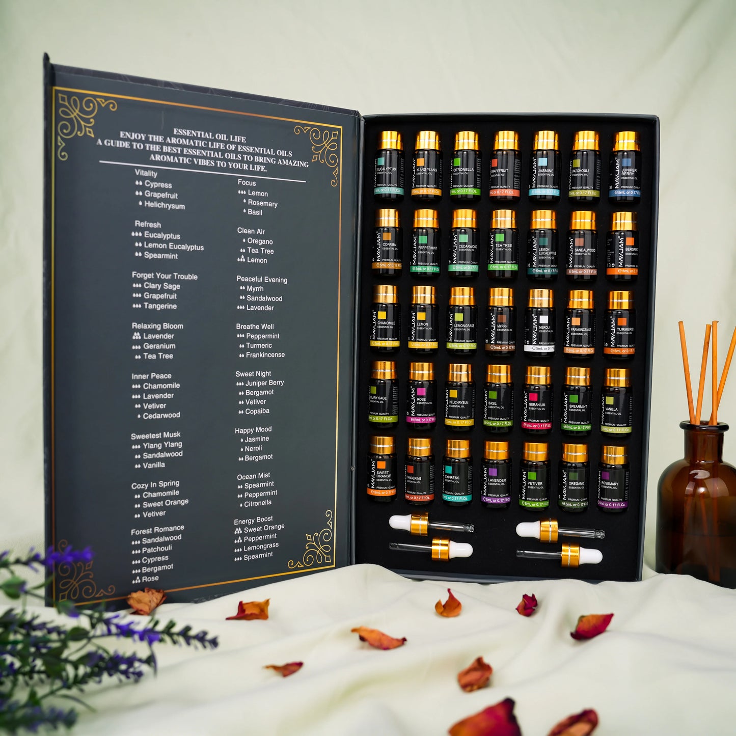 Mayjam Premium Essential Oils Collection For Aromatherapy