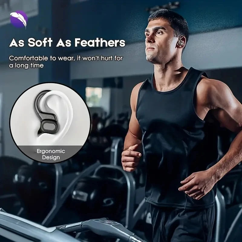 SHUKE 9D HiFi Bluetooth Earbuds Wireless Earphones With EarHook