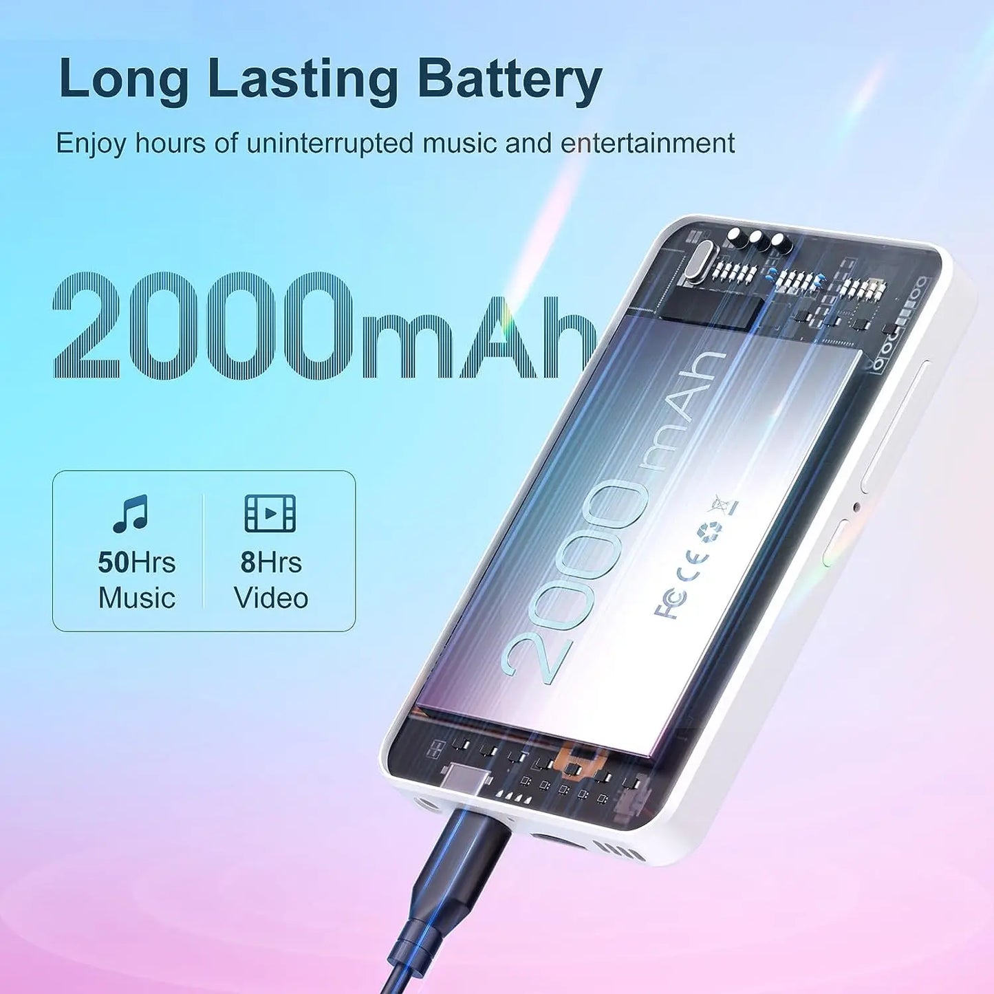MECHEN Android MP3 Player With Bluetooth WiFi Streaming Support