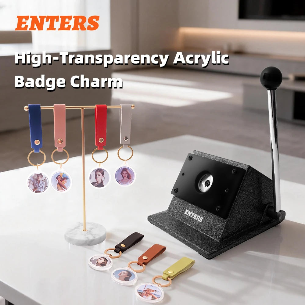 Acrylic Keychain Making Machine Kit With 100 Sets of Materials