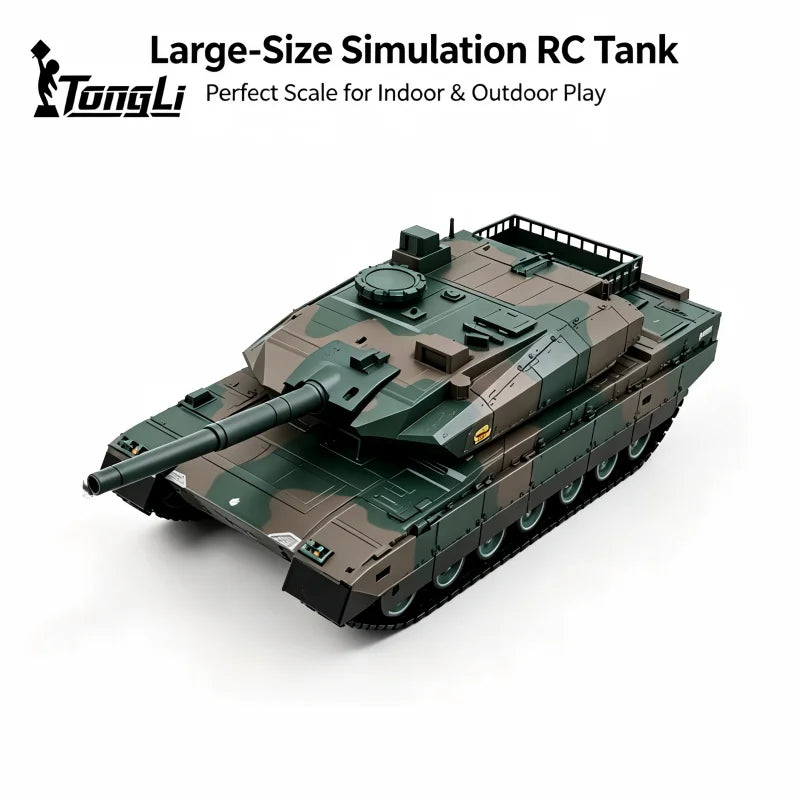 TONGLI RC Battle Tank With Turret Rotation And Sound Effects
