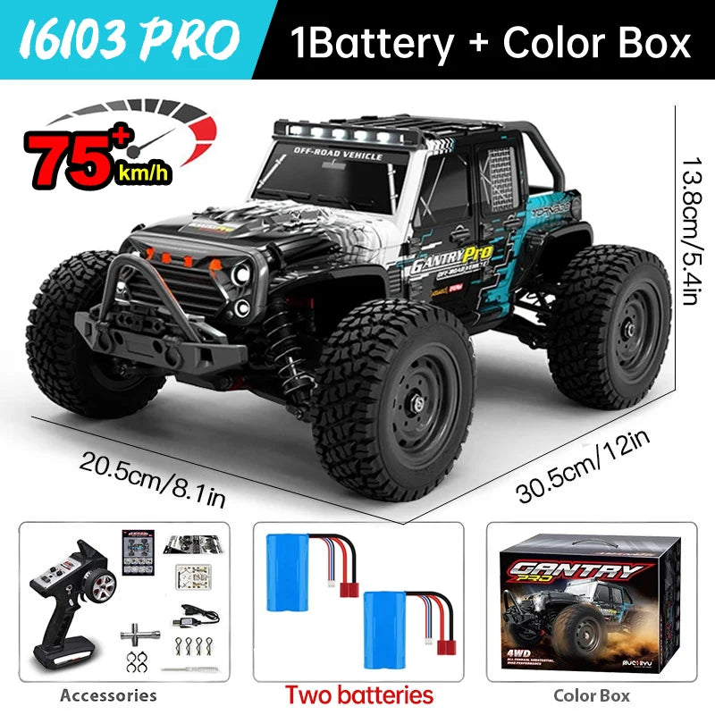 WLtoys 16101 Pro 4WD RC Car With LED Lights
