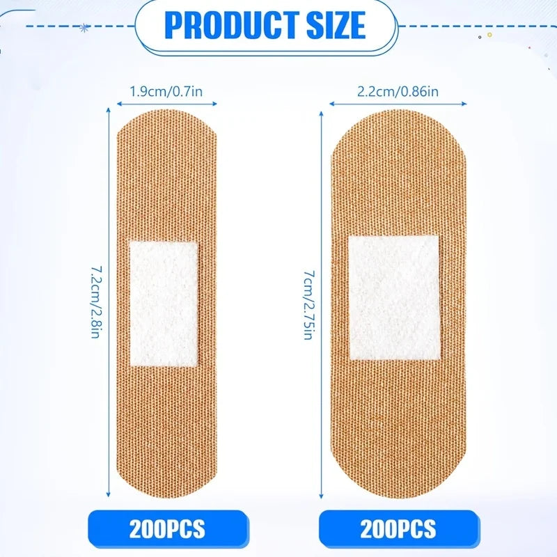 Disposable Fabric Bandages Breathable Skin Tone Plasters
