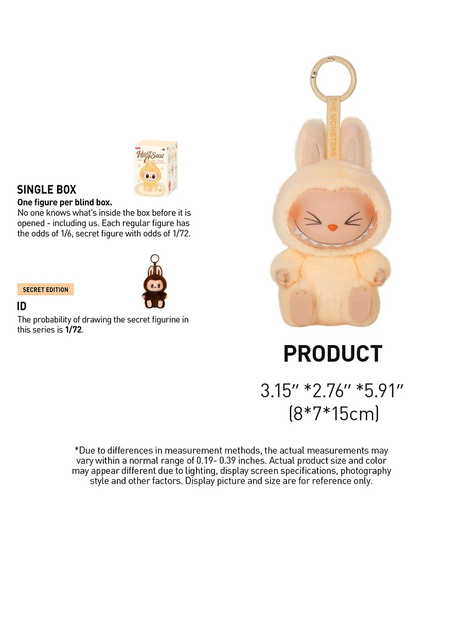 POP MART Labubu Blind Box 100% Authentic THEMONSTERS Sit Sit Party Plush Blind Box Gift- Sealed Mystery Box-Random Sealed Collec