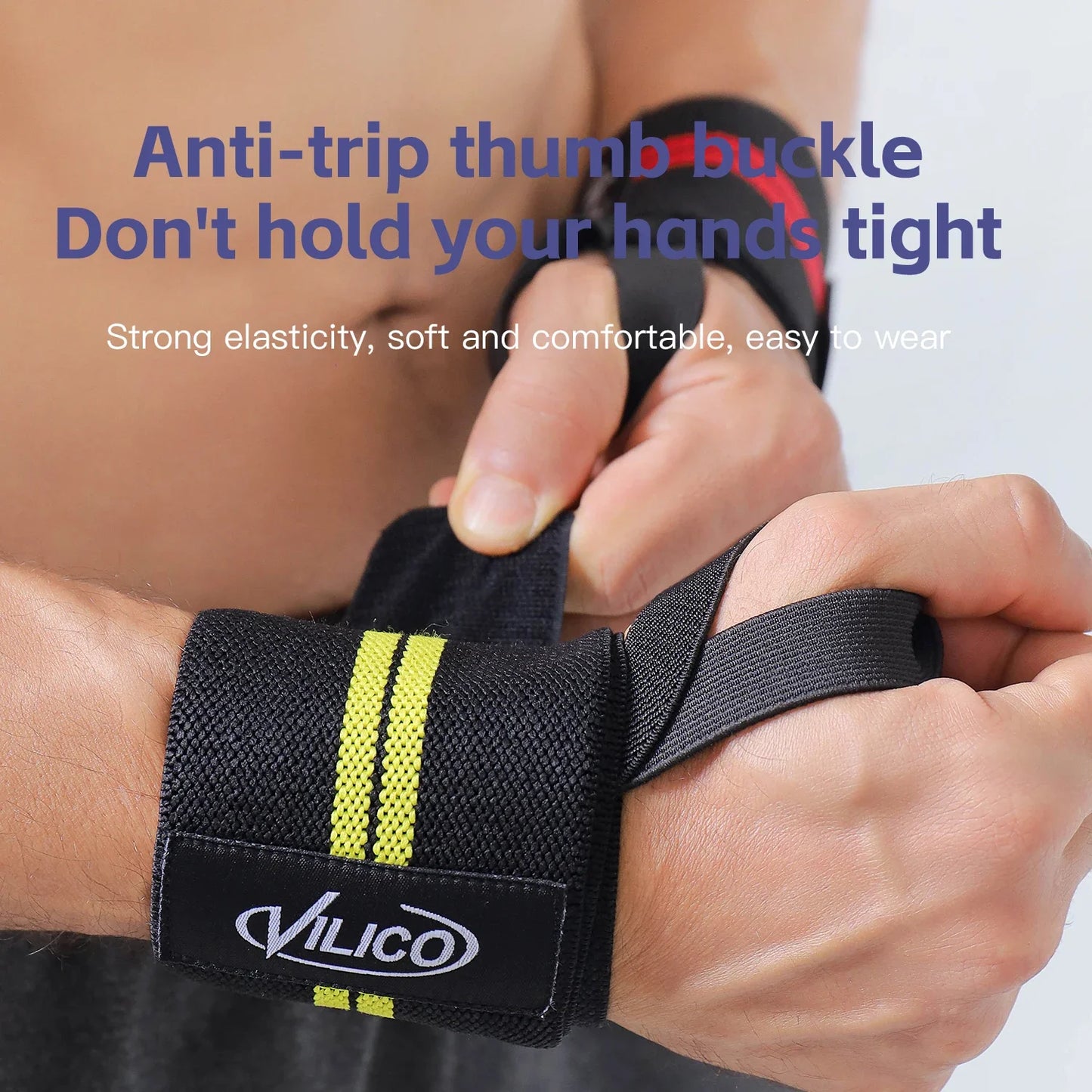 Wrist Support Wraps Straps For Extra Strength Weight Lifting