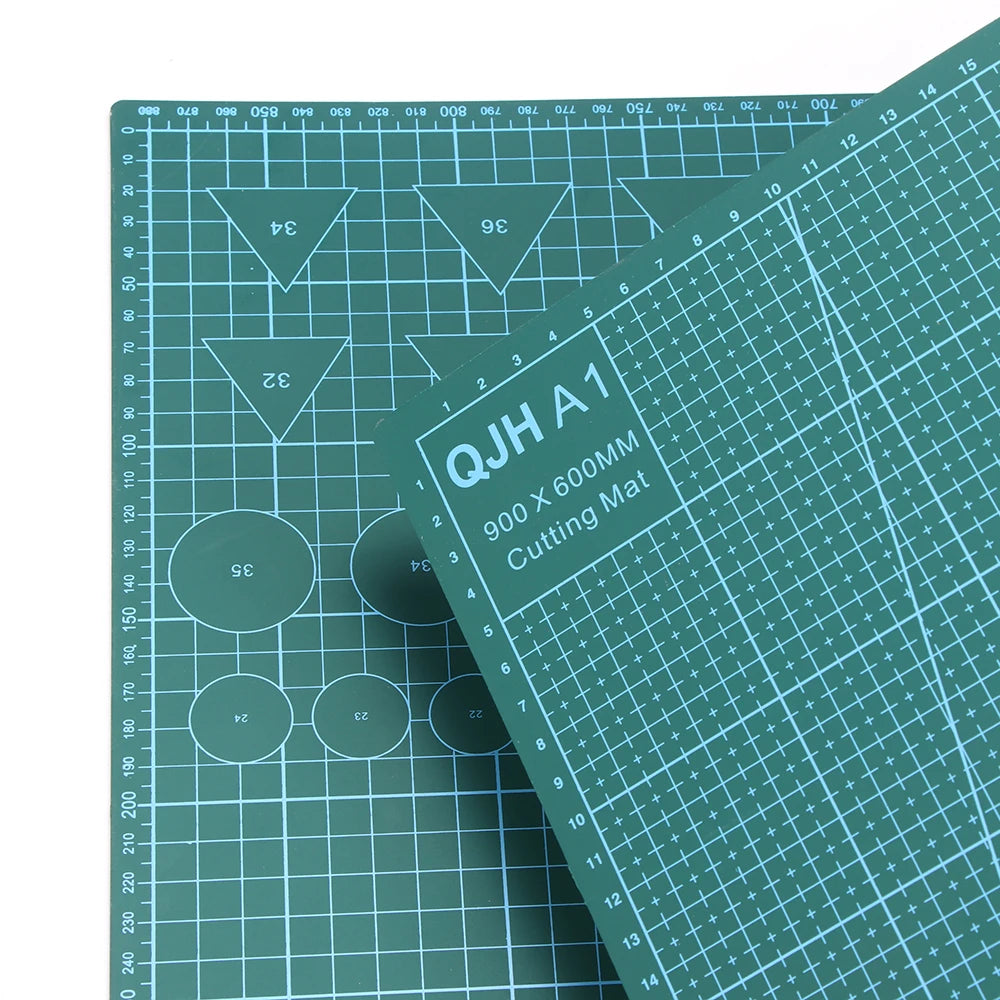 QJH Double Sided Self Healing PVC Cutting Mat For Leathercraft