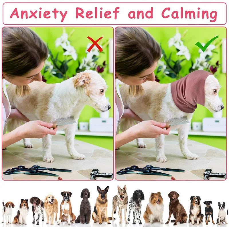 Dog Grooming Earmuff Headband Noise Cancel For Pets