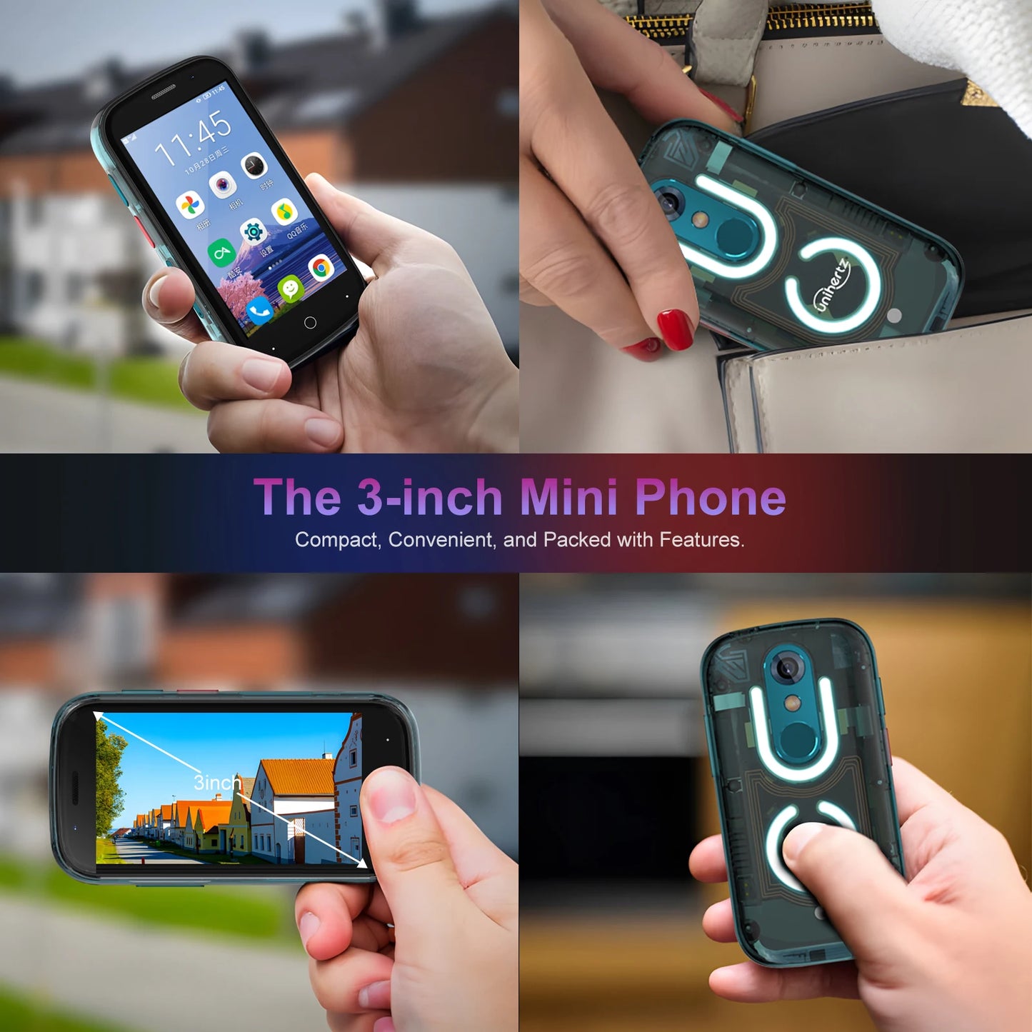 Unihertz Jelly Star Mini Android 13 8GB RAM 256GB ROM