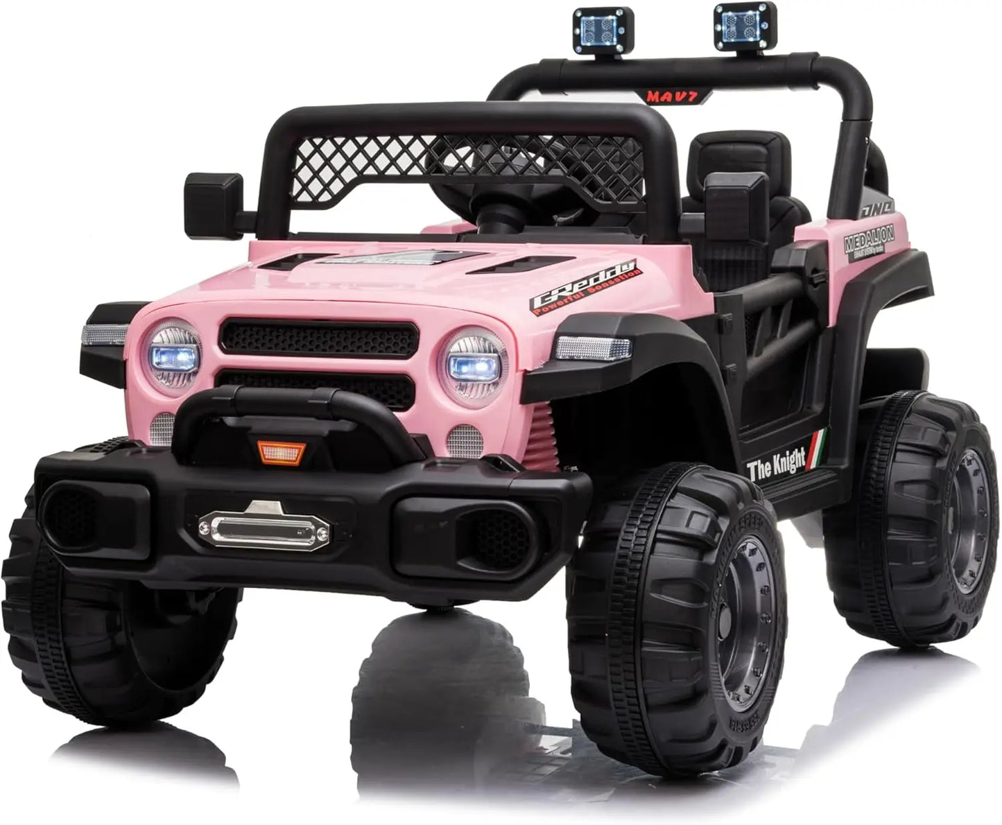 HiMISS 12V Kids Ride On Car Remote Control Music Lights