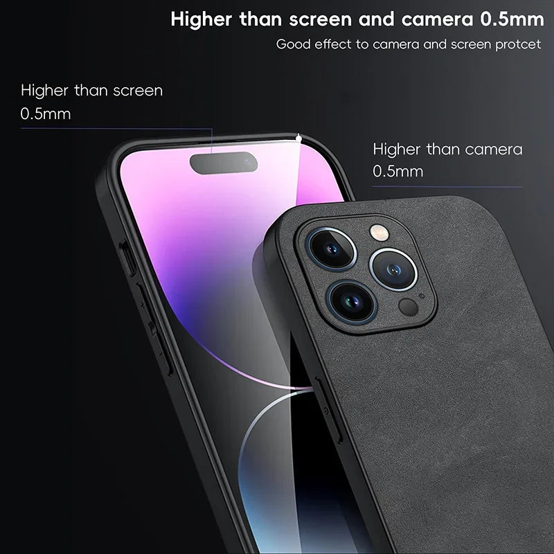 DIXSG Luxury Leather Phone Case For iPhone Pro Max