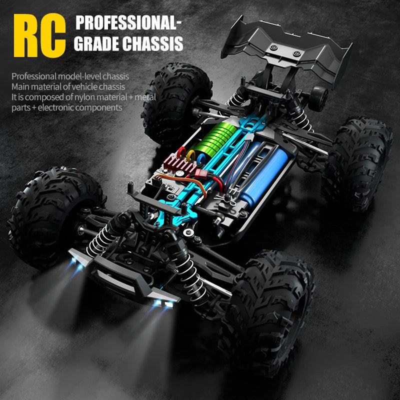 WLtoys 16101 Pro 4WD RC Car With LED Lights