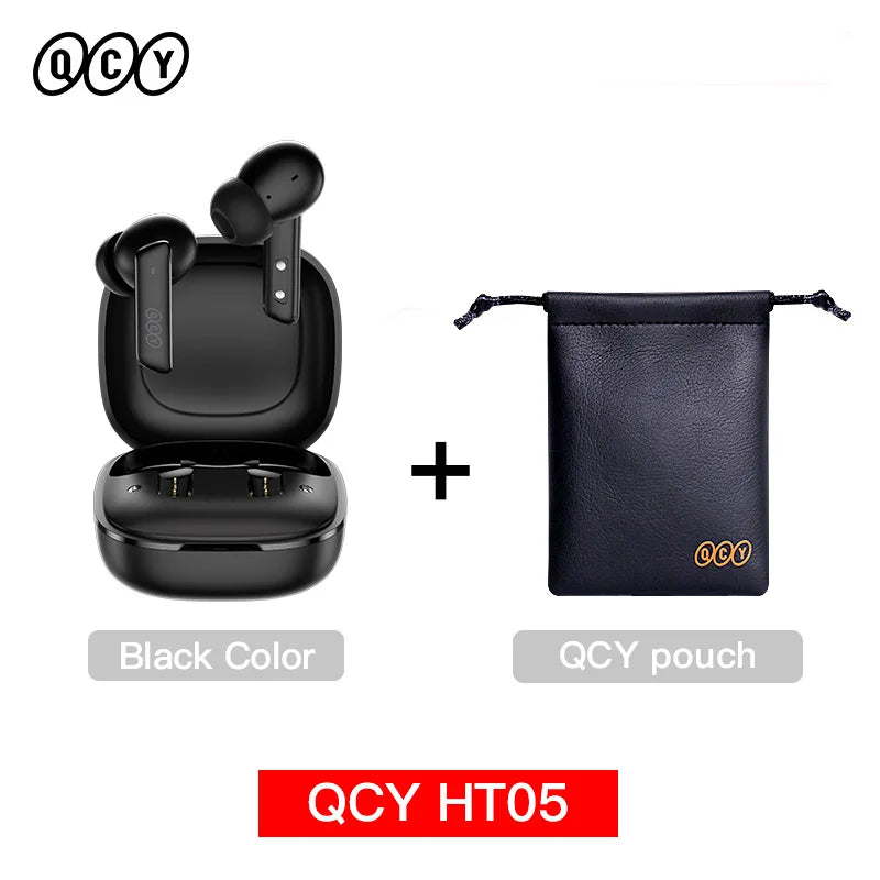 QCY HT05 ANC Wireless Earphones Bluetooth 5.2 ENC HD Call