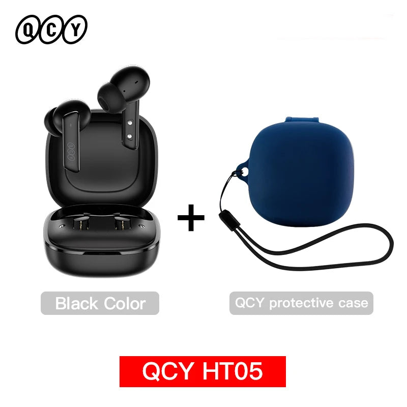 QCY HT05 ANC Wireless Earphones Bluetooth 5.2 ENC HD Call