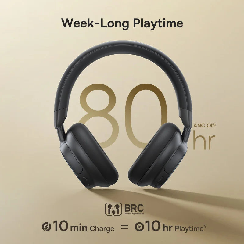 Baseus Bowie MH1 Wireless Headphones With Adaptive Hybrid Noise Cancelling