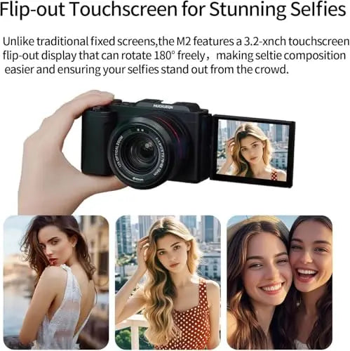 5K Digital Camera 64MP With 16x Optical Zoom Vlogging